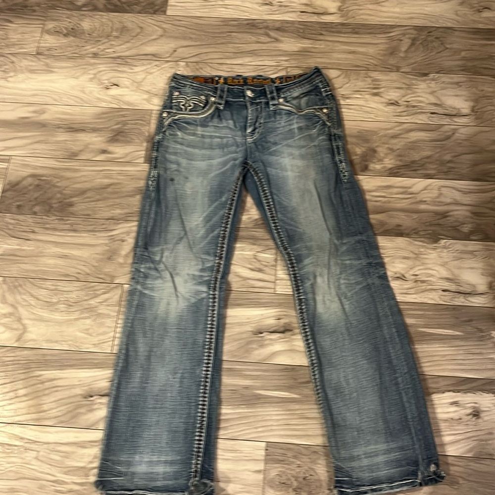 Rock revival 30x32 slim boot